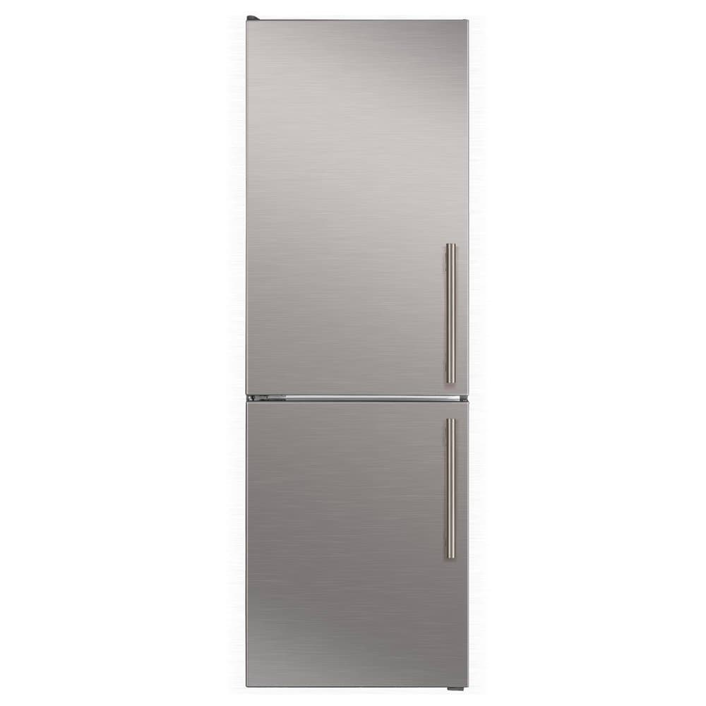 Forno Appliances - Custodia 10.3 Cu. Ft. 24" Bottom Freezer Refrigerator with Left-Hinge Door and Total No Frost - Stainless Steel