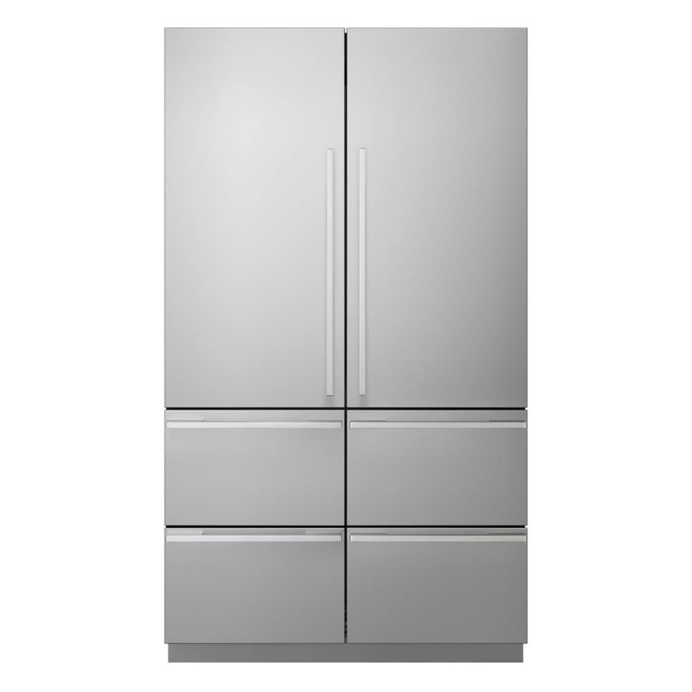 SKS - 48-inch 26 Cu. Ft. Smart Built-in 6-Door French Door Refrigerator with Convertible Drawer - Stainless Steel