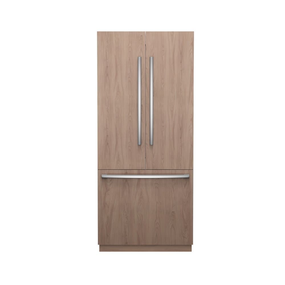 Bosch - Benchmark Series 36 in. Wide 20.1 Cu. Ft. French Door Bottom Freezer Built-in Smart Refrigerator - Custom Panel Ready