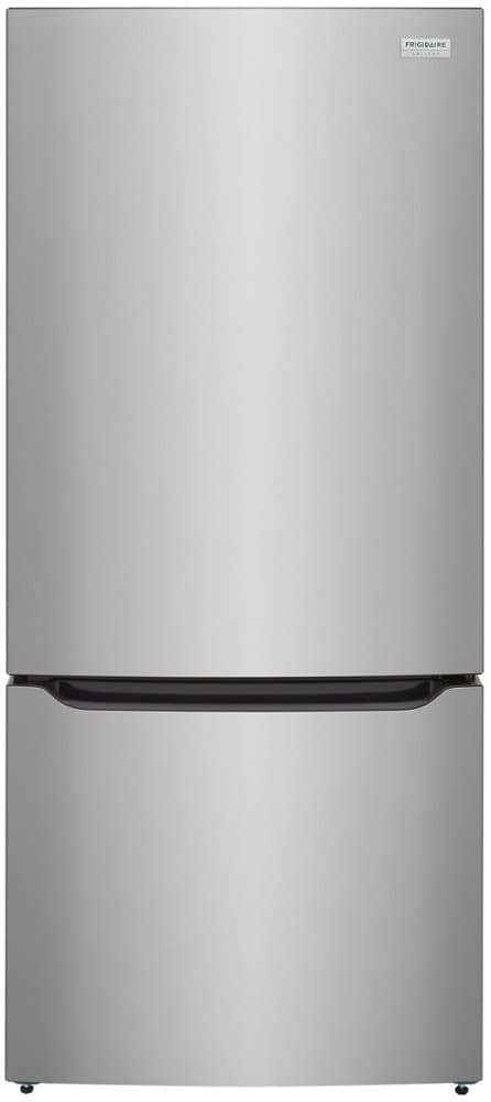 Frigidaire - 30 in. Wide 20.3 Cu. Ft. Bottom Freezer Standard Depth Refrigerator with Internal Water Dispenser - Smudge Proof Stainless Steel