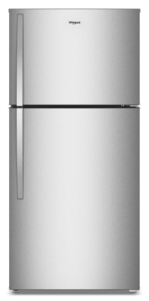 Whirlpool - 30 in. Wide 19.2 cu. ft. Top-Freezer Refrigerator with Total Coverage Cooling - Fingerprint-Resistant Stainless Finish