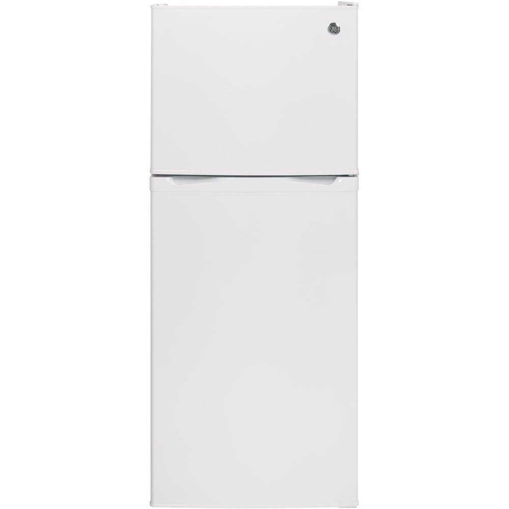 GE - 24 in. Wide 11.6 Cu. Ft. Top-Freezer Refrigerator with ENERGY STAR Certification - White
