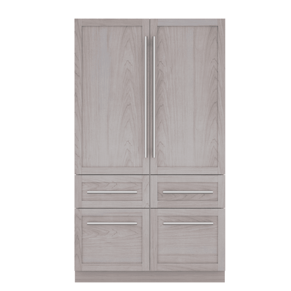 Thermador - Freedom Collection 48 in Wide 26.8 Cu. Ft. Smart Built-in French Door Bottom Freezer Refrigerator - Custom Panel Ready