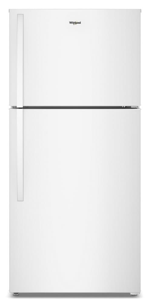 Whirlpool - 30 in. Wide 19.2 cu. ft. Top-Freezer Refrigerator with Total Coverage Cooling - White