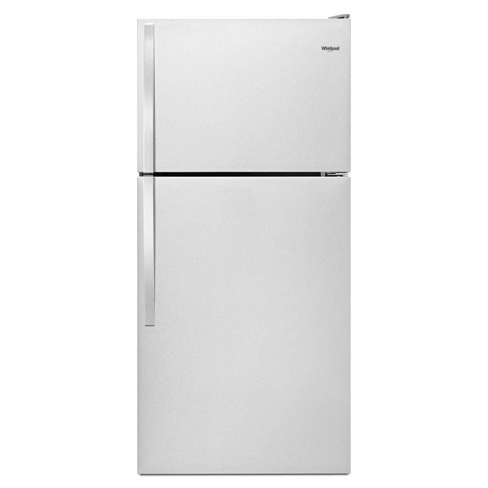 Whirlpool - 18.2 Cu. Ft. Top-Freezer Refrigerator - Stainless Steel