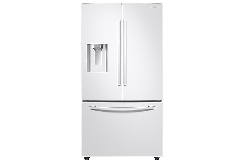 Samsung - 36 in. Wide 28 Cu. Ft. French Door Refrigerator with CoolSelect Pantry - White