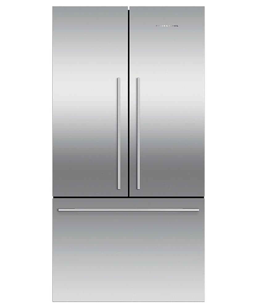 Fisher & Paykel - 36-In 20.1 cu. ft. French Door Refrigerator Counter Depth with Internal Ice Maker - Stainless Steel