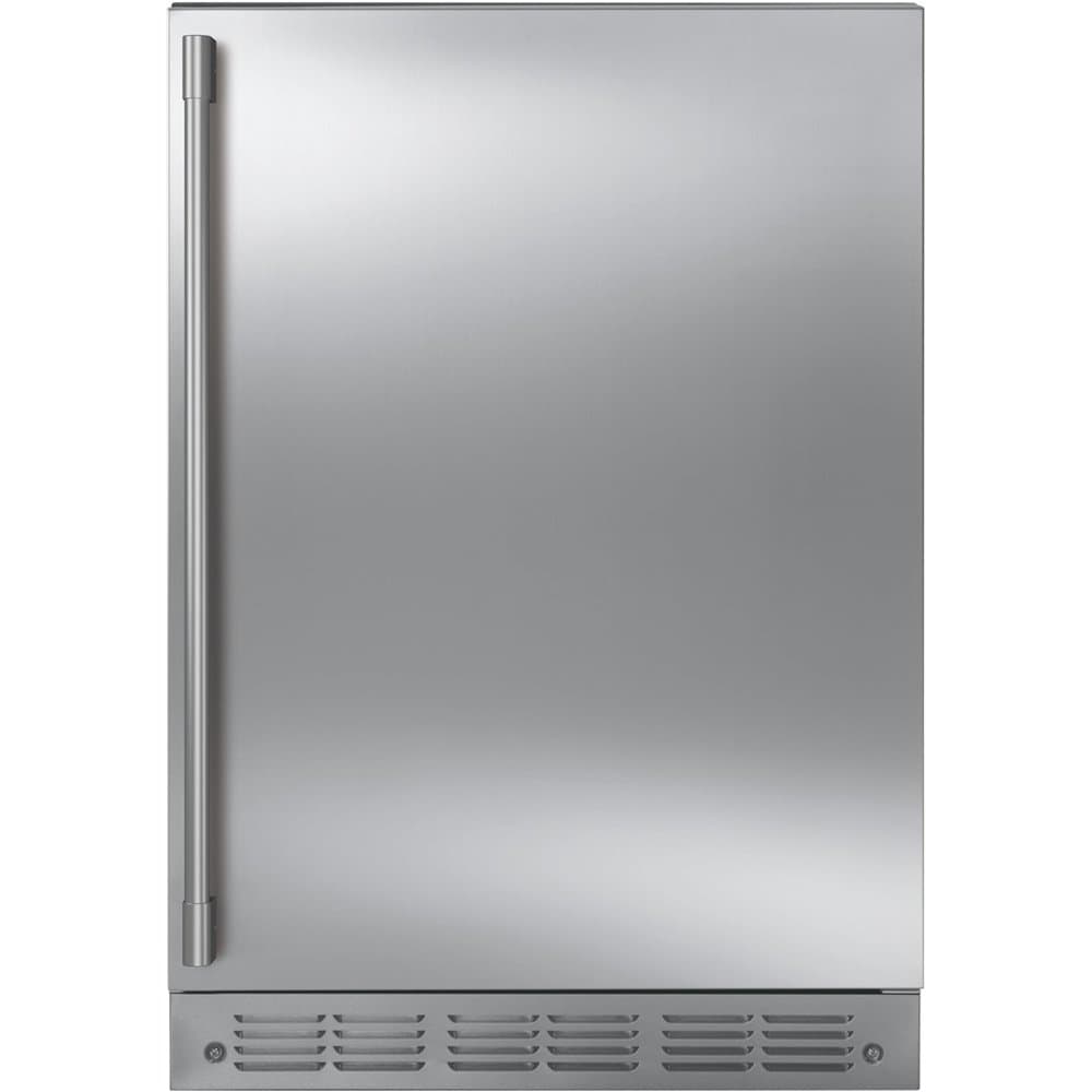 Monogram - 5.4 Cu. Ft. Mini Fridge with Digital Touch Controls - Stainless Steel