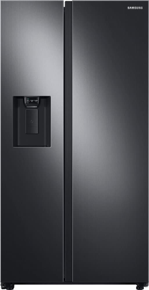 Samsung - 36 in. Wide 27.4 cu. ft. Side-by-Side Refrigerator with Large Capacity - Black Stainless Steel
