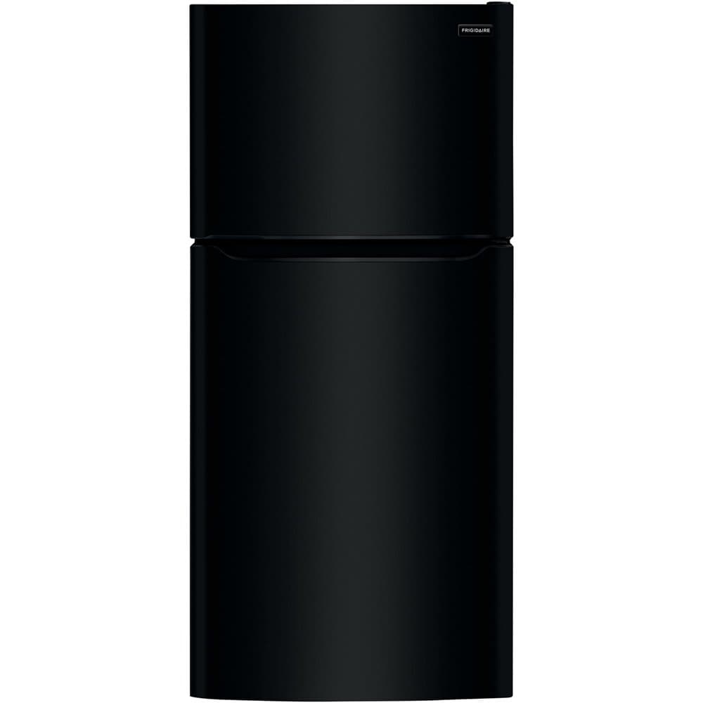 Frigidaire - 30 in. Wide 20 Cu. Ft. Garage Ready Top-Freezer Refrigerator - Black