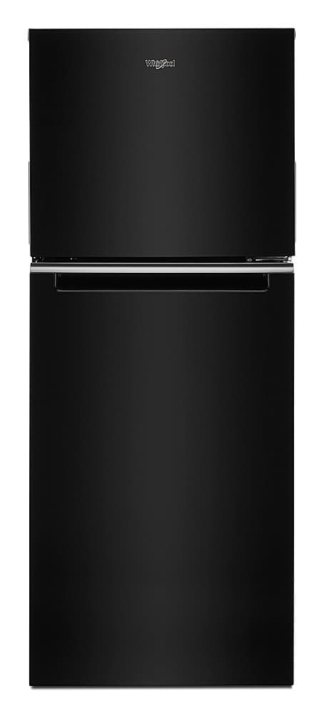 Whirlpool - 24 in. Wide 11.6 cu. ft. Top-Freezer Counter-Depth Refrigerator with Infinity Slide Shelf - Black