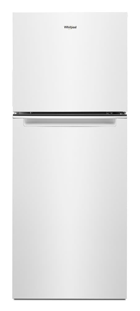 Whirlpool - 24 in. wide 11.6 cu. ft. Top-Freezer Counter-Depth Refrigerator with Infinity Slide Shelf - White