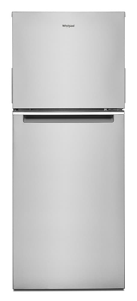 Whirlpool - 24 in. Wide 11.6 cu. ft. Top-Freezer Counter-Depth Refrigerator with Infinity Slide Shelf - Stainless Steel