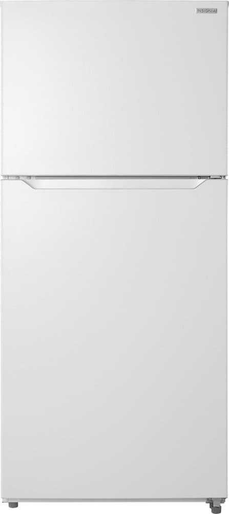 Insignia™ - 30 in. Wide 18 Cu. Ft. Top-Freezer Refrigerator with ENERGY STAR Certification - White