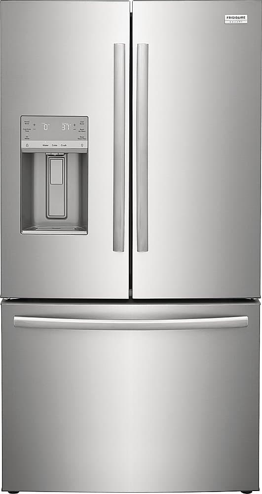 Frigidaire - Gallery 36 in. Wide 27.8 Cu. Ft. French Door Refrigerator with Adjustable Temp Drawer - Smudge Proof Stainless Steel
