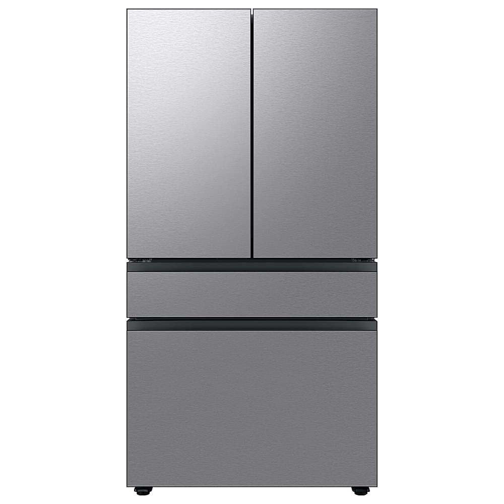Samsung - 36 in. Wide BESPOKE 29 cu. ft. 4-Door French Door Smart Refrigerator with AutoFill Water Pitcher - Stainless Steel