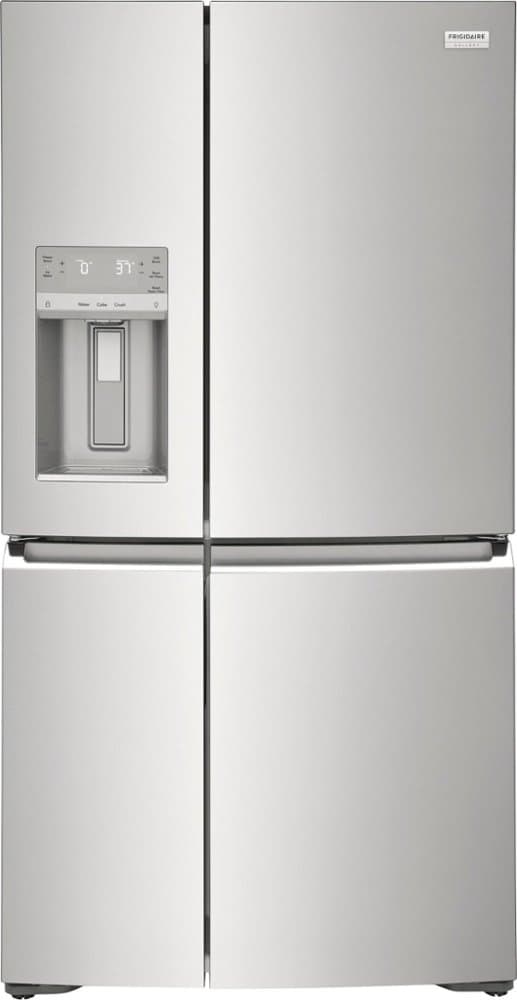 Frigidaire - Gallery 36 in. Wide 21.3 Cu. Ft. Counter-Depth 4-Door Refrigerator - Smudge Proof Stainless Steel