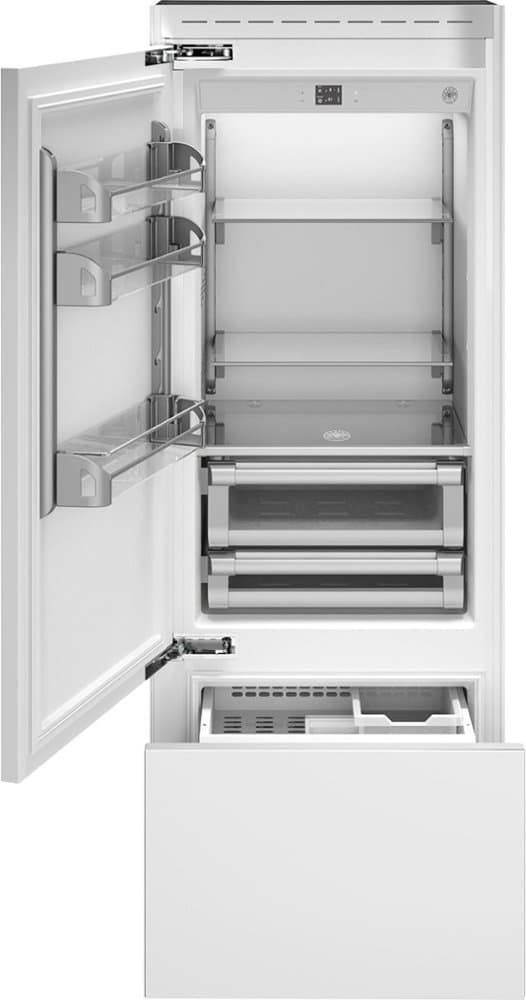 Bertazzoni - 15.5 cu. Ft. Built-In Bottom Mount Refrigerator with Ice Maker