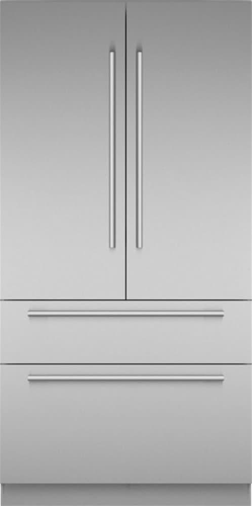 Thermador - Freedom Collection 42 in. Wide 23.1 Cu. Ft. French Door Bottom Freezer Built-in Smart Refrigerator - Stainless Steel