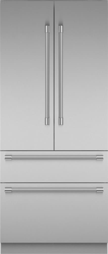 Thermador - Freedom Collection 36 in. Wide 18.8 Cu. Ft. French Door Built-in Smart Refrigerator with Professional Series Handles - Stainless Steel