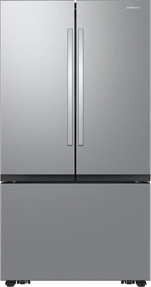 Samsung - 36 in. Wide 32 cu. ft. 3-Door French Door Smart Refrigerator with Dual Auto Ice Maker - Stainless Steel