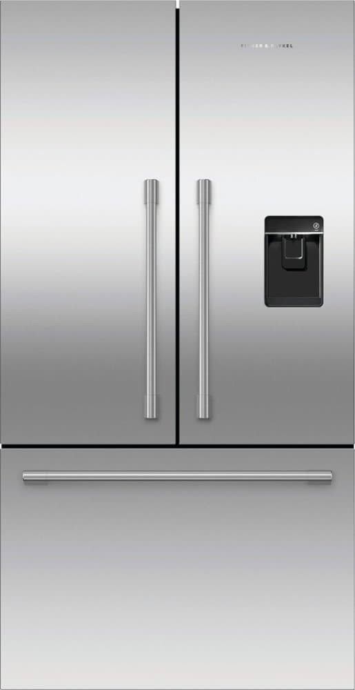 Fisher & Paykel - 36 in. Wide Active Smart 20.1 Cu Ft French Door Refrigerator with Ice & Water - Stainless Steel