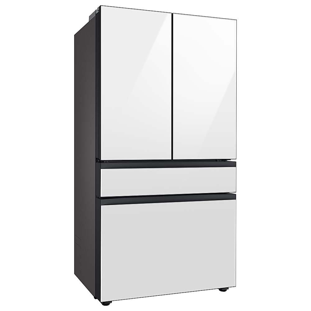 Samsung - 36 in. Wide Open Box BESPOKE 23 cu. ft. 4-Door French Door Counter Depth Smart Refrigerator with Beverage Center - Custom Panel Ready