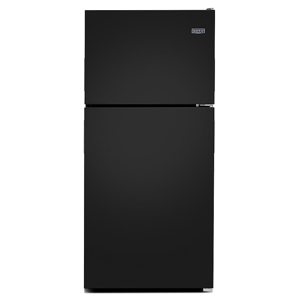 Maytag - 18.1 Cu. Ft. Top-Freezer Refrigerator - Black