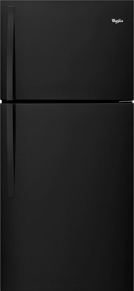 Whirlpool - 19.2 Cu. Ft. Top-Freezer Refrigerator - Black