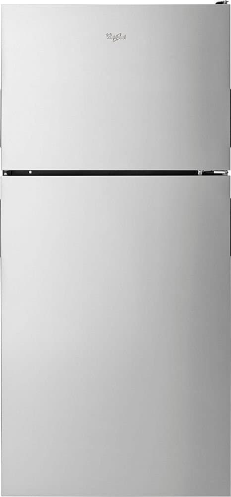 Whirlpool - 18.2 Cu. Ft. Top-Freezer Refrigerator - Stainless Steel
