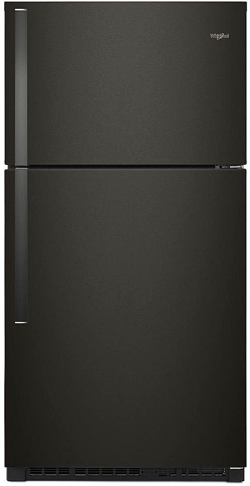 Whirlpool - 21.3 Cu. Ft. Top-Freezer Refrigerator - Black Stainless Steel