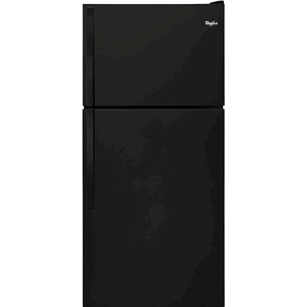 Whirlpool - 18.2 Cu. Ft. Top-Freezer Refrigerator - Black