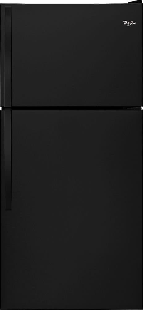 Whirlpool - 18.3 Cu. Ft. Top-Freezer Refrigerator - Black
