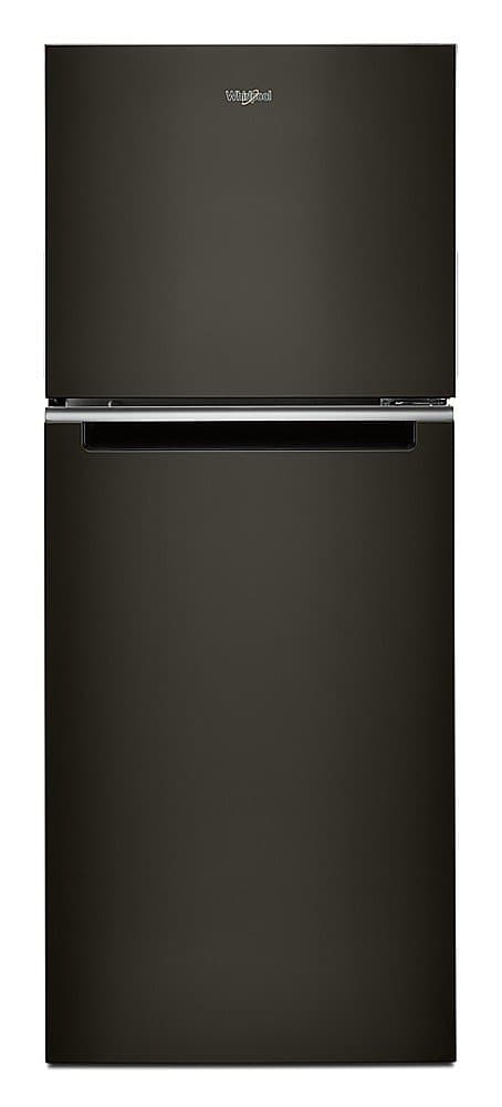 Whirlpool - 11.6 Cu. Ft. Top-Freezer Counter-Depth Refrigerator with Infinity Slide Shelf - Black Stainless Steel