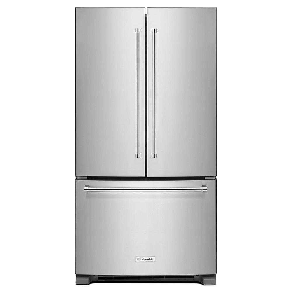 KitchenAid - 25 cu. ft. French Door Refrigerator with Interior Water Dispenser - Stainless Steel