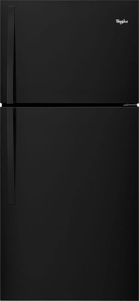Whirlpool - 19.3 Cu. Ft. Top-Freezer Refrigerator - Black