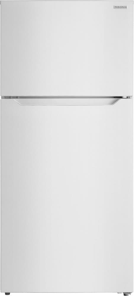 Insignia™ - 28 in. Wide 14.2 Cu. Ft. Top-Freezer Refrigerator with ENERGY STAR Certification - White
