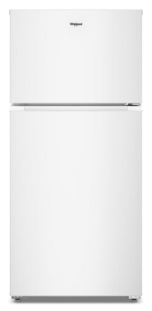 Whirlpool - 28 in. Wide 14 cu. ft. Top Freezer Refrigerator with Total Coverage Cooling - White