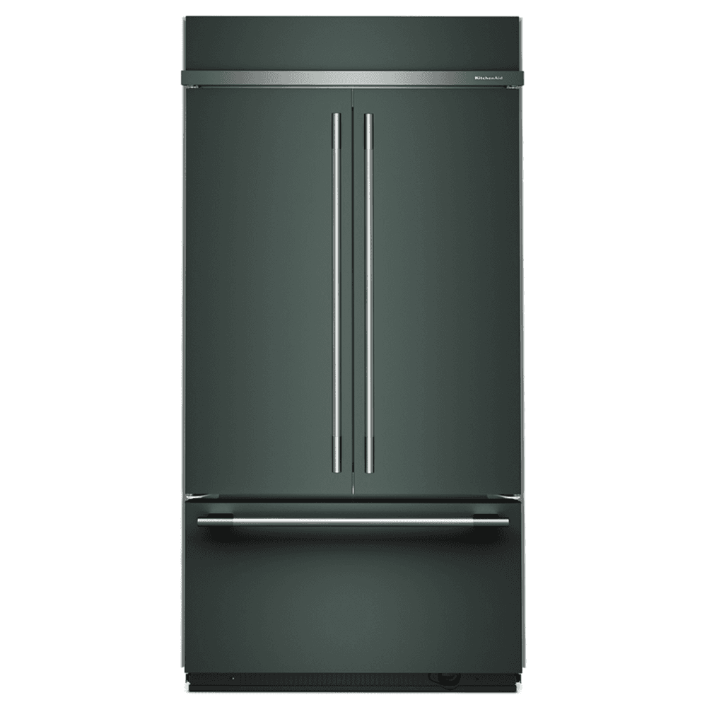 KitchenAid - 42 in. Wide 24.2 cu. ft. Built-In French Door Bottom Mount Refrigerator - Juniper