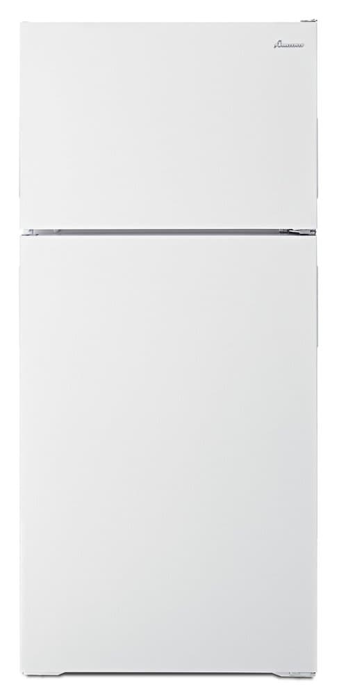 Amana - 14.4 Cu. Ft. Top-Freezer Refrigerator with Dairy Bin - White
