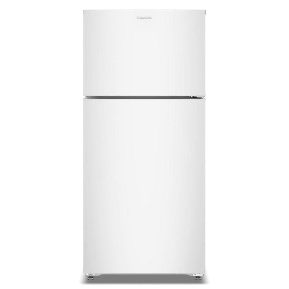 Amana - 28 in. Wide 14.3 cu. ft. Top-Freezer Refrigerator With A Large Crisper Drawer - White