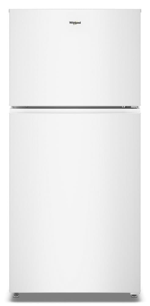 Whirlpool - 30 in. Wide 19.3 cu. ft. Top-Freezer Refrigerator with Total Coverage Cooling - White