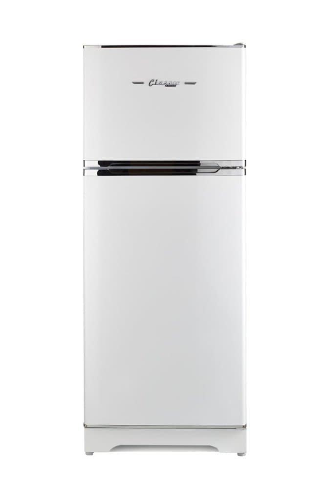 Unique Appliances - 28 in. Wide Off-Grid Classic Retro 27.2 in. 14 cu. ft. Propane Top Freezer Refrigerator - Marshmallow White
