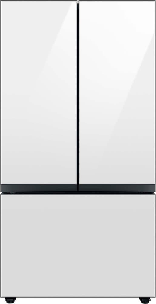 Samsung - 36 in. Wide Open Box BESPOKE 30 cu. ft. French Door Smart Refrigerator with AutoFill Water Pitcher - White Glass