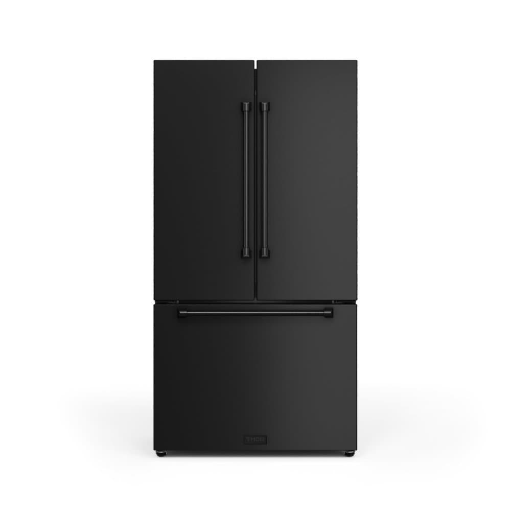 36 in. Wide Gordon Ramsay Series by Thor Kitchen 20.3 Cu. Ft. Counter Depth Refrigerator - Black