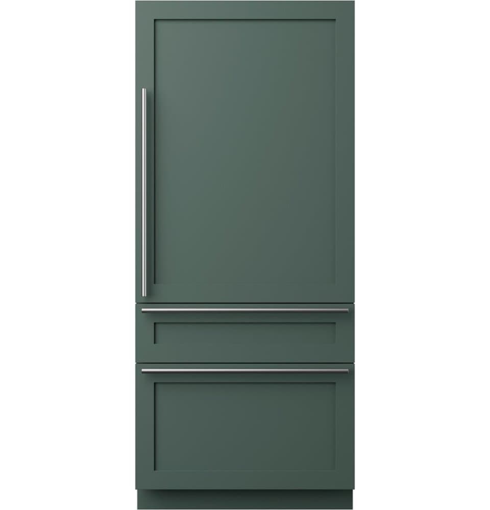 Café - 36 in. Wide 20.1 Cu. Ft. Smart Integrated Bottom-Freezer Built-In Counter-Depth Refrigerator - Right Swing - Custom Panel Ready